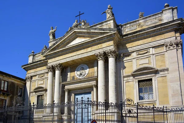 Italien Sizilien Catania Stadtzentrum Kirche Chiesa San Biagio — Stockfoto