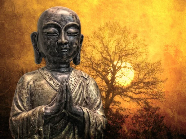 Фигура Будды Вера Духовность — стоковое фото