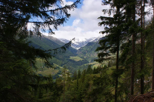 Olhando Para Passeiertal Tirol Sul — Fotografia de Stock