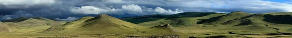 Regenzeit Der Mongolischen Steppe — Stockfoto