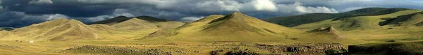 Regenzeit Der Mongolischen Steppe — Stockfoto