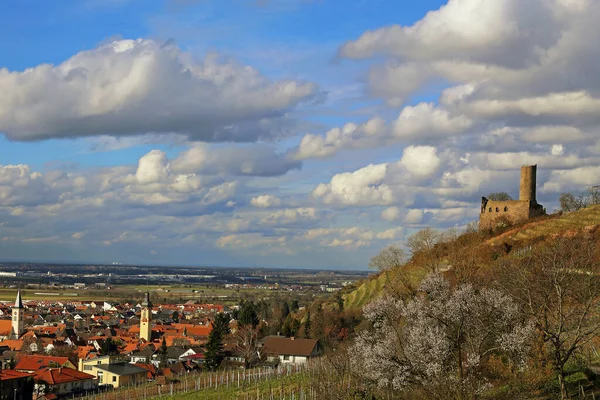 シュライスハイムとシュトラレンブルクの眺めは — ストック写真