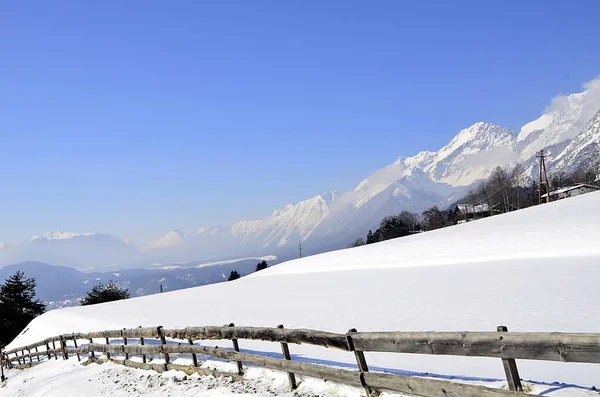 Paisaje Alpino Invierno — Foto de Stock