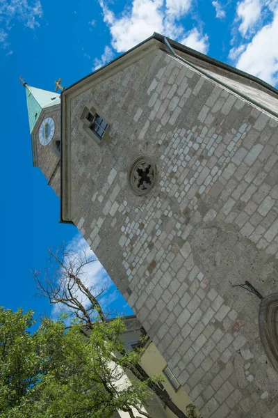 德国巴伐利亚雷肯大厅的教堂 — 图库照片