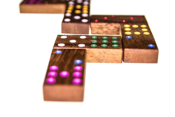 Domino Game Domino Gaming Pieces — Stok Foto