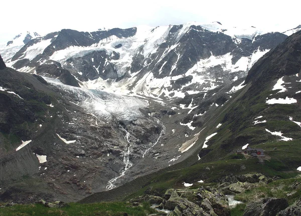 Taschachgletscher Овальних Альпах Pitztal Tyrol Austria — стокове фото