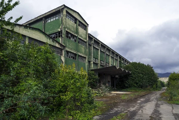 Verlaten Fabrieksgebouw Mijnbouw Asturië Spanje — Stockfoto