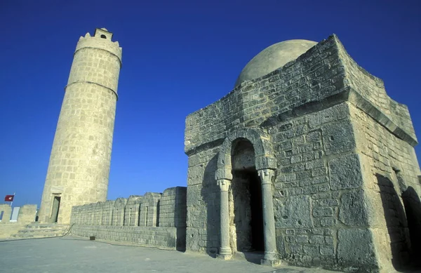 Ribat Fortaleza Casco Antiguo Sousse Mediterráneo Noreste Tunisia Norte África —  Fotos de Stock