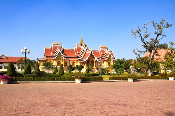 Laos Buddhist Society States Hall Vientiane — Stockfoto