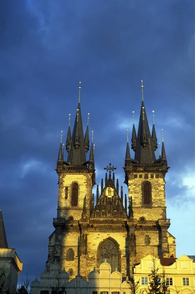 Tyn Church Old Town Square Old Town Prague Capital Czech — Stock Photo, Image