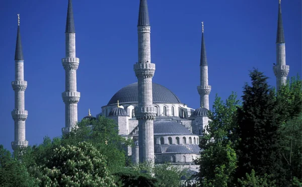 Голубая Мечеть Районе Сулранахмет Istanbul Индейки — стоковое фото