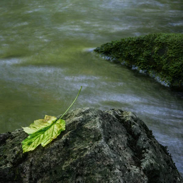 Mooie Waterval Natuur Achtergrond — Stockfoto