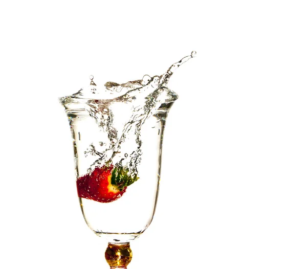 Wasser Spritzen Zitrone Trinken Viel Für Immer Zitronenwasser — Stockfoto