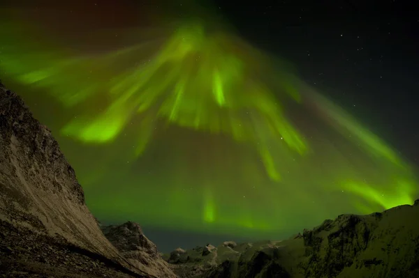 Aurora Boreal Polar Luzes Norte — Fotografia de Stock