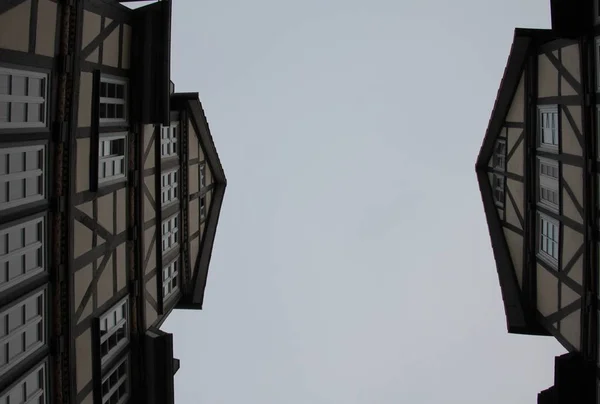 Timber Truss Houses Hann Mouths Lower Saxony — Stock Photo, Image