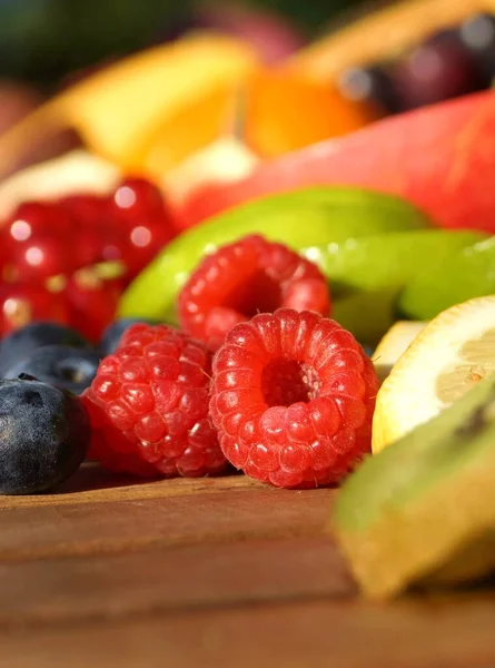 Färska Frukter Rika Vitaminer — Stockfoto