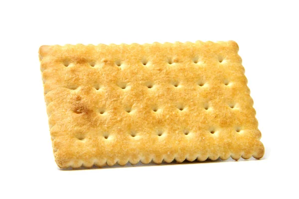 Heerlijke Koekjes Geïsoleerd Witte Achtergrond — Stockfoto