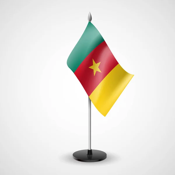 Kamerun Resmi Masa Bayrağı Ulusal Sembol — Stok fotoğraf