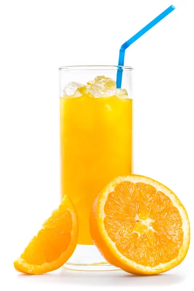 Frisch Gepresster Orangensaft — Stockfoto