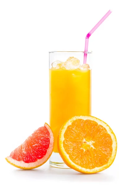 Frisch Gepresster Orangensaft — Stockfoto