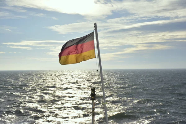 德国国旗的官方颜色和比例正确 — 图库照片