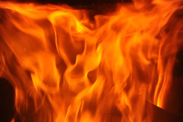 Fiammeggiante Arancione Fuoco Rosso — Foto Stock