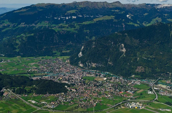 Vue Panoramique Sur Magnifique Paysage Alpin — Photo