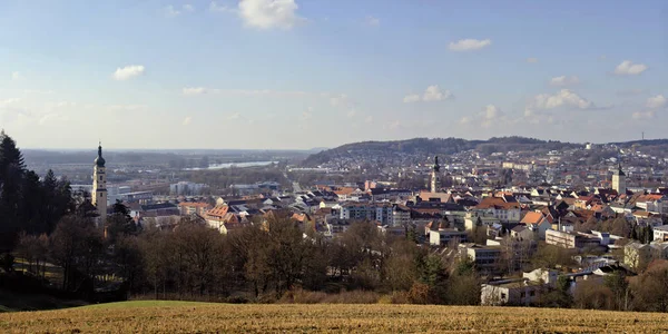 Schilderachtig Uitzicht Gevels Van Stad — Stockfoto