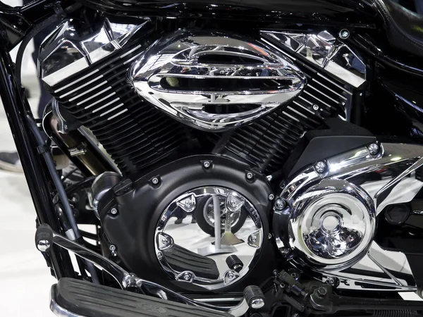 Крупним Планом Двигун Мотоцикла — стокове фото