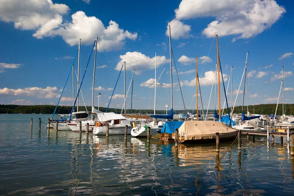 Bateaux Werbellinsee Été — Photo