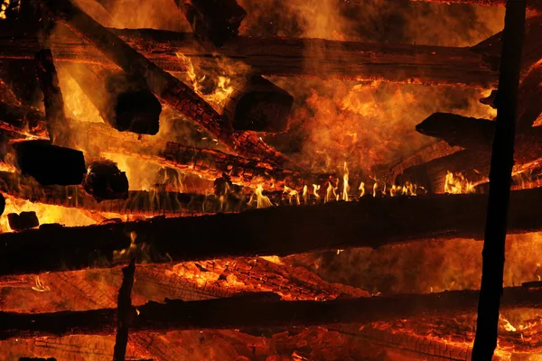 Llama Fuego Rojo Ardiente — Foto de Stock