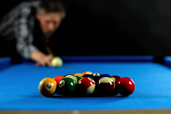 Bilardo Masa Oyunu Spor — Stok fotoğraf