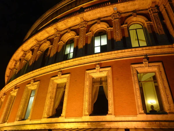 Royal Albert Hall Noite — Fotografia de Stock