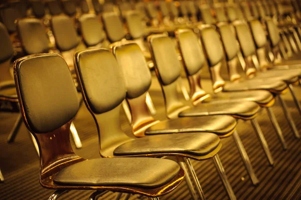 Empty Seats Chairs Row — Stock Photo, Image