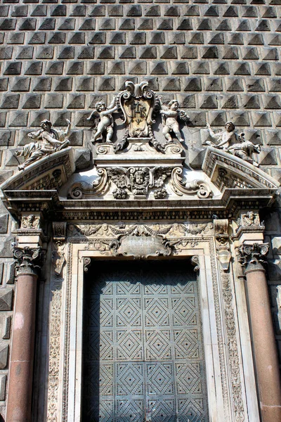 Portal Chiesa Del Gesu Nuovo — Foto de Stock