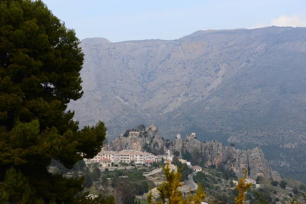 Burgruin Guadalest Spanien — Stockfoto