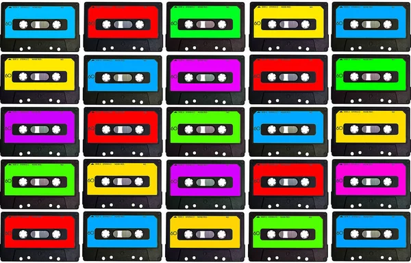 Cassette Oude Schoolband — Stockfoto