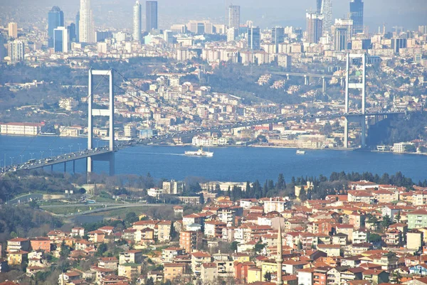 Istanbul Een Belangrijke Stad Turkije Die Europa Doorkruist — Stockfoto