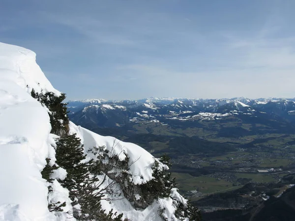 Vista Panorâmica Bela Paisagem Alpes — Fotografia de Stock