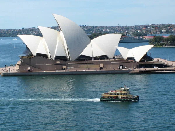 Opera House Sidney Ship — Stock Photo, Image