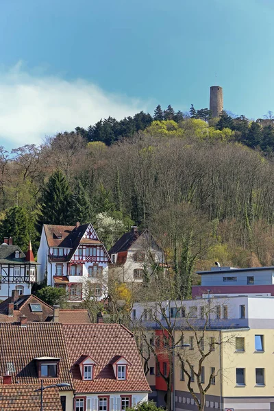 Ventana Burgruina Sobre Weinheim — Foto de Stock