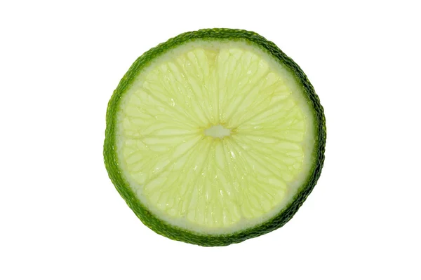 Isolated Slice Lemon — Stock Photo, Image