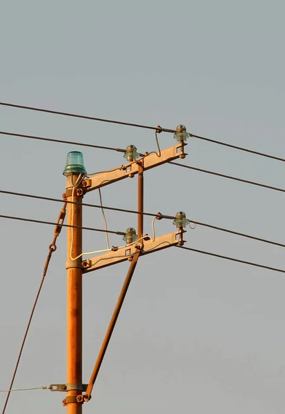 Elektrische Masten Hoogspanning — Stockfoto