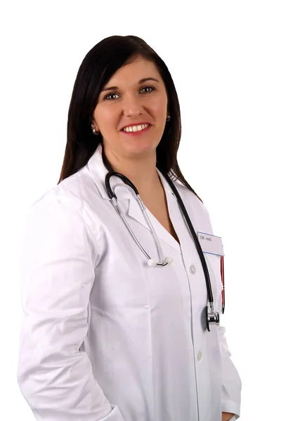 Giovane Medico Con Stetoscopio — Foto Stock