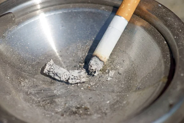 Cigarette Ashtray Smoking Unhealthy — Stock Photo, Image