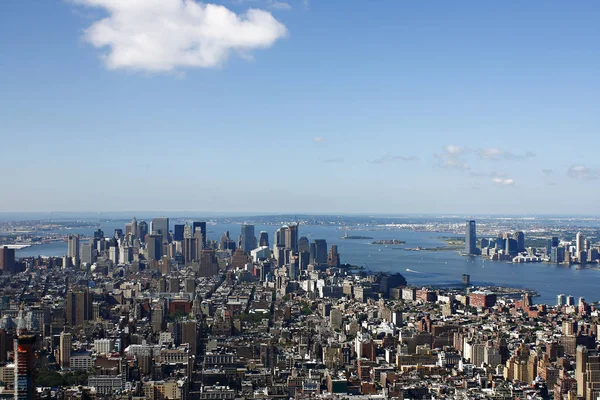 Вид Нью Йорк Эмпайр Стейт Билдинг — стоковое фото
