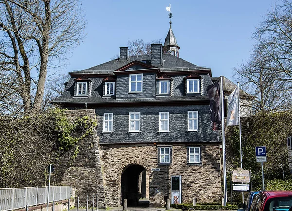 Entrada Para Castelo Siegen — Fotografia de Stock