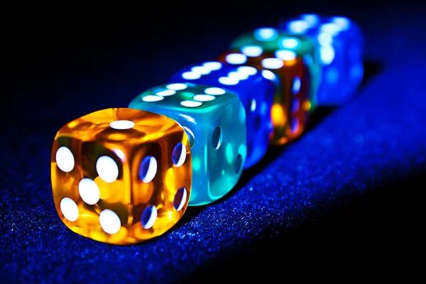 Tabletop Hdr Dice Style Life — Stock Photo, Image