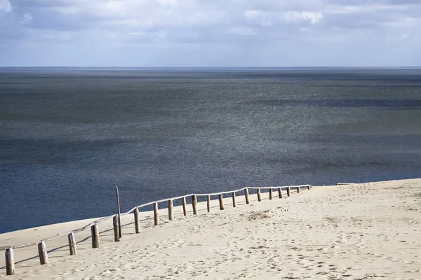 Blick Von Der Sanddüne Auf Die Kurische Bucht Nida Litauen — Stockfoto