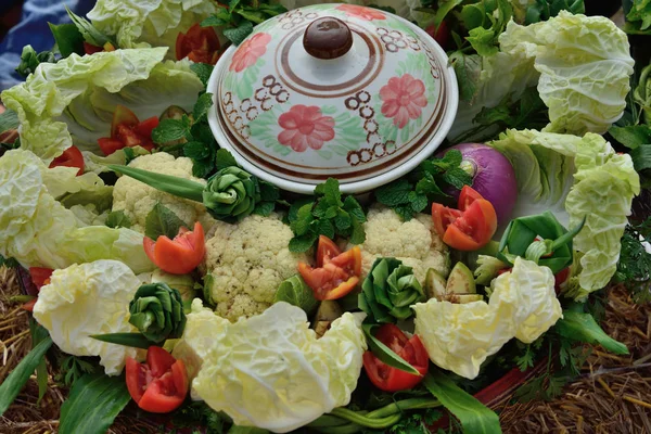 Mixed Vegetable Tray — Stock Photo, Image